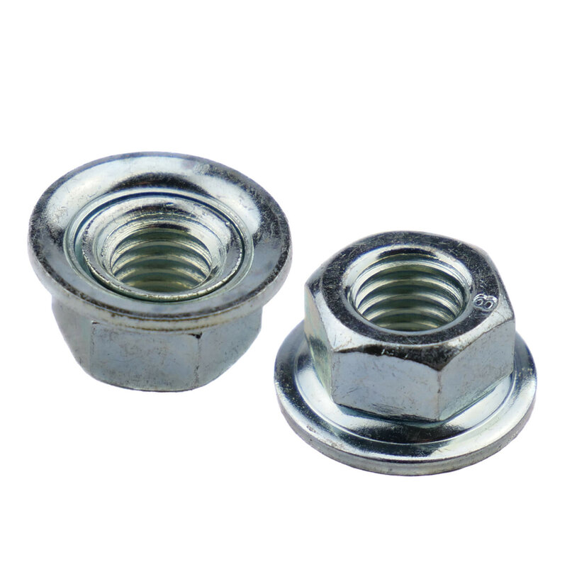 1pc Screw Nut Thread M8 X 1.25 Bolt Flanged Blade Screw Nut For Trimmer Brushcutter Garden Power Tools Replacement Accessories