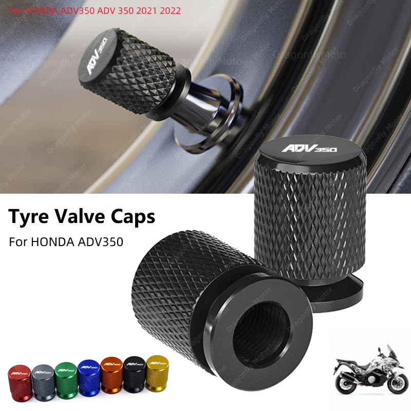 ADV350 Motorcycle Tire Valve Air Port Stem Cover Cap Plug CNC Accessories For HONDA ADV350 ADV 350 2021 2022
