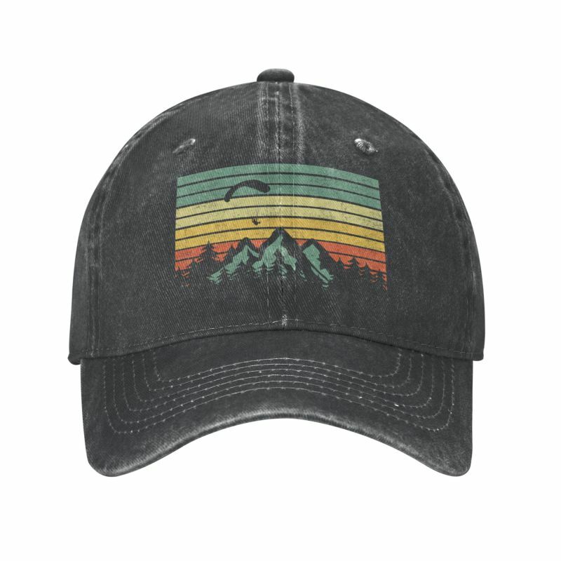 قبعة بيسبول قطنية مخصصة للرجال والنساء ، الحماية من أشعة الشمس ، الشراعية ، الشراعية ، الأشرعة فوق الجبال ، محبي البرامور ، قبعة الأب