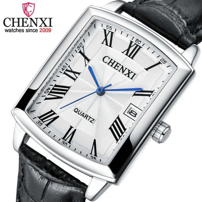 CHENXI 남성 데이트 스포츠 시계, 럭셔리 방수 쿼츠 손목시계, 최고 브랜드 패션