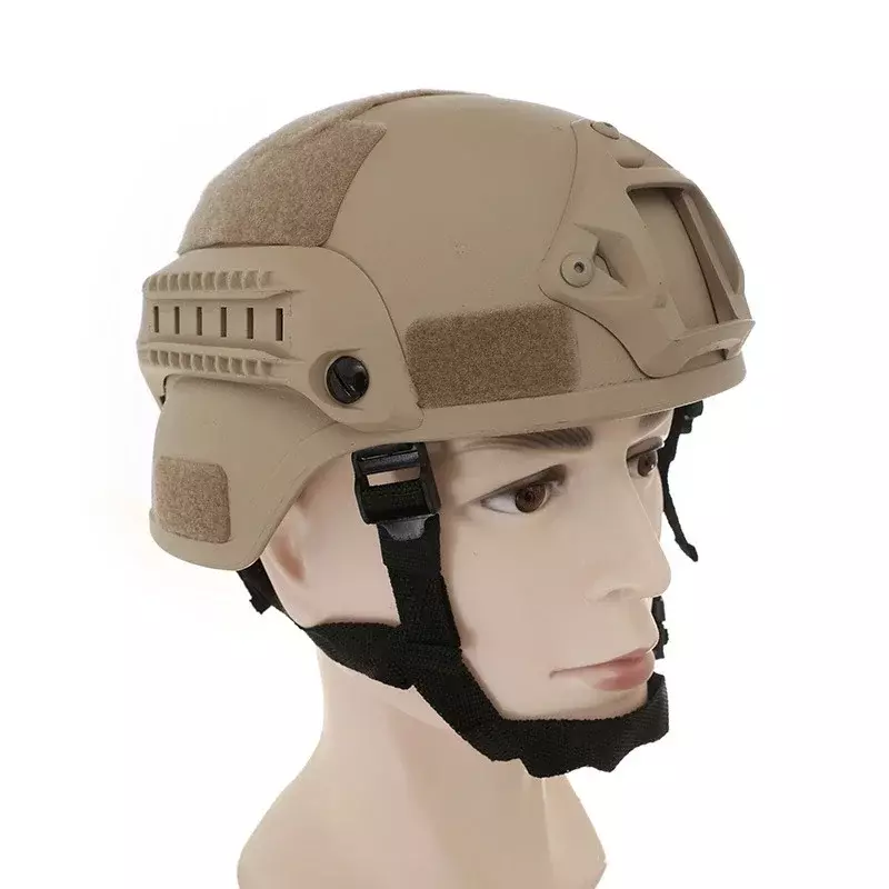 군사 헬멧 빠른 헬멧 MICH2000 에어소프트 MH 전술 헬멧 야외 전술 페인볼 CS SWAT 승마 보호 장비