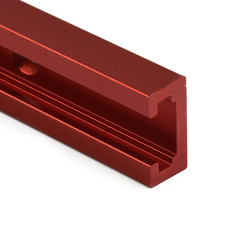 Jig t-slot jalur kayu 300-600mm Aluminium Aloi Router merah t-track meja praktis berguna tahan lama