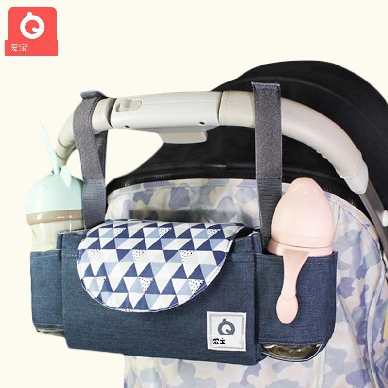 Подвесная сумка для детской коляски, портативный многофункциональный вместительный рюкзак с несколькими карманами и отделением для хранения, 2024