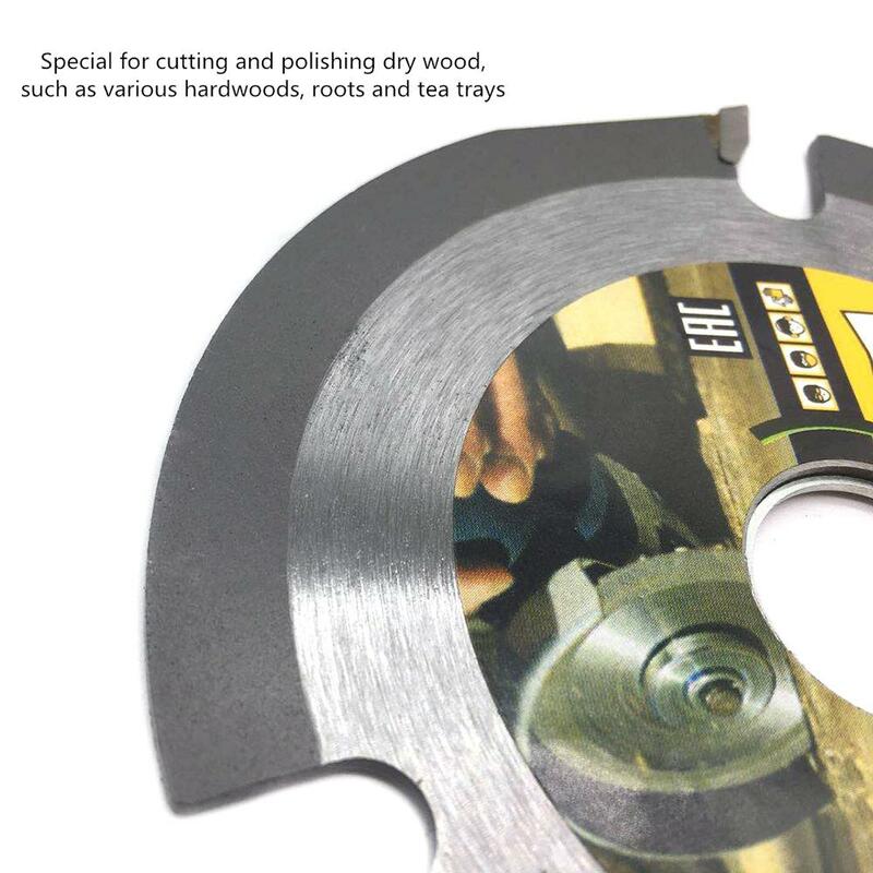 Hoja ranurada para carpintería, sierra circular de carburo de 115/125mm, disco de corte, amoladora angular