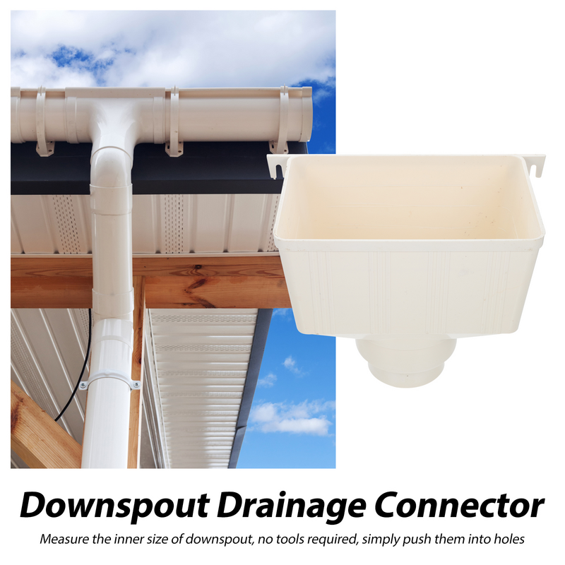 Collecting Bucket Rainwater Drainage Strainers Outdoor Filter Adaptador Universal