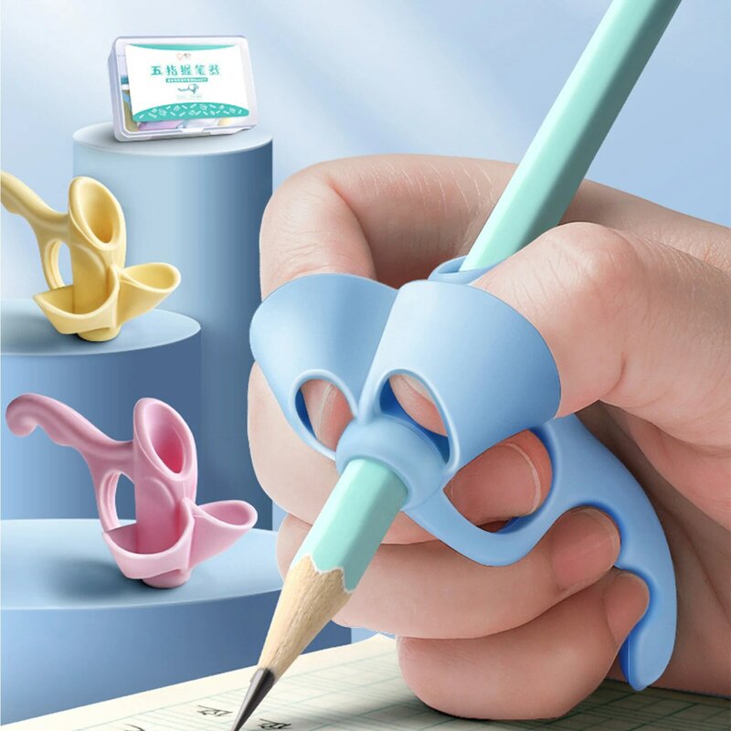 10pcs Writing Aid Grip Tools Training Pen Holding Posture Correction Tools for Kids Learn to Write