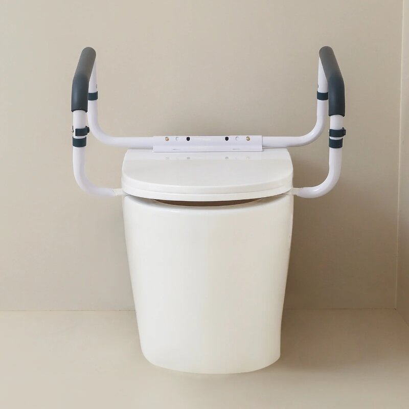 Telaio del sedile del binario di sicurezza del wc per maniglione regolabile per corrimano per anziani
