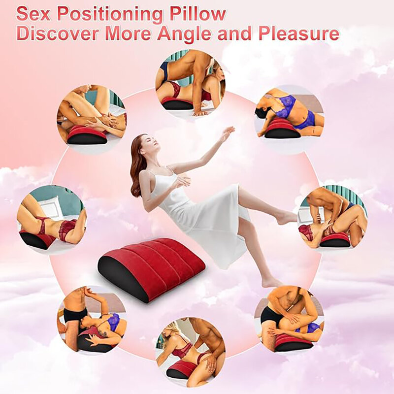 Cojín de punto G para adultos, juguete sexual para parejas, muebles sexuales de montaje para mujeres y hombres, rampa de posición, almohada inflable para juegos de pareja