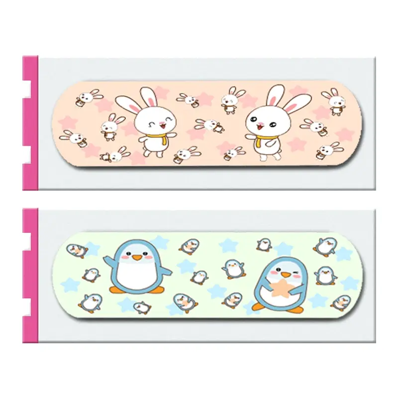 120 teile/los Kawaii Cartoon Tier Muster Wasserdicht Band Aid Hämostase Klebstoff Baby Bandagen Wundpflaster Patches für Kinder