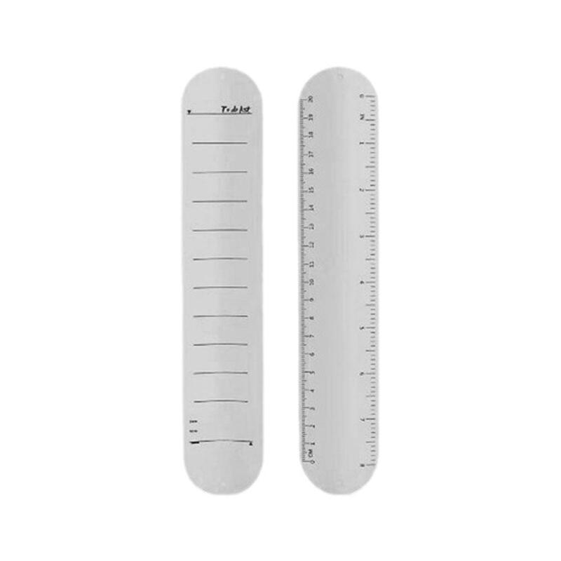 Гибкий женский Мягкий силикагелевый браслет для записей офисные стираемые школьные точные принадлежности измерительный инструмент канцелярские принадлежности P7K8