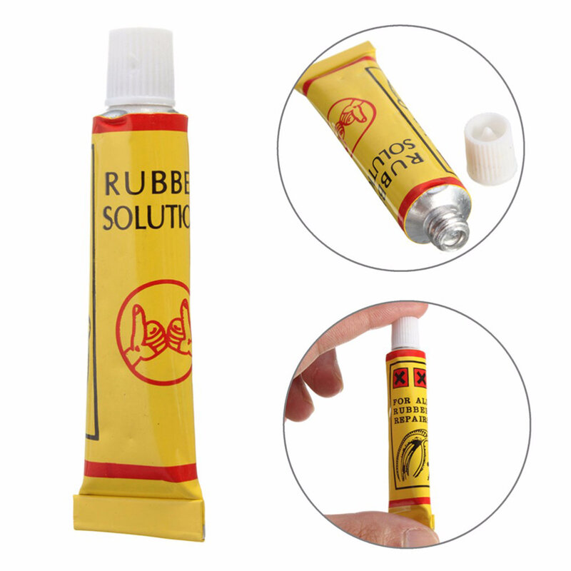 10pcs Bicycle Tire Patch Glue Road Mountain Bike Tyre Inner Tube Puncture Repair Rubber Cement