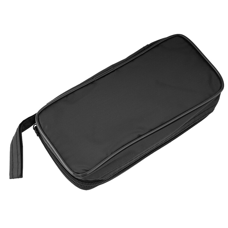 실용적인 디지털 멀티미터용 천 도구 가방, S/M/L 충격 방지 소프트 백, 하이 퀄리티 교체, 1x 블랙 멀티미터 가방