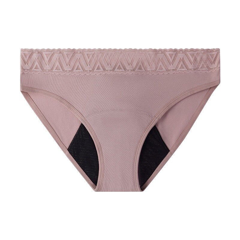 Period Panties Large Organic Cotton 4-Layer Leak Proof Menstrual Underwear