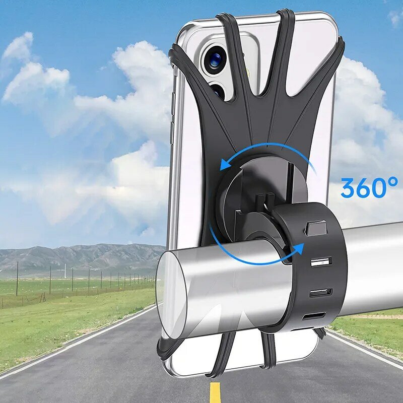 Универсальный держатель для телефона на руль велосипеда для iPhone Samsung Xiaomi Huawei