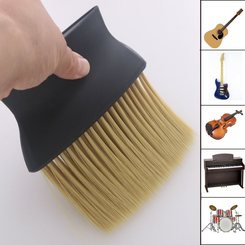 Guitar Piano Cleaning Brush Dust Removal Clean Tool for Guitar Ukulele Bass Piano Musical Instrument Cleaning Tool