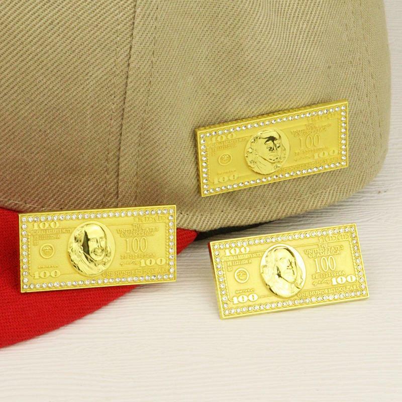 Broche de insignia de Metal, alfileres de joyería, broche de sombrero, broche de esmalte de Metal llamativo para sombreros, ropa, camisas y chaquetas
