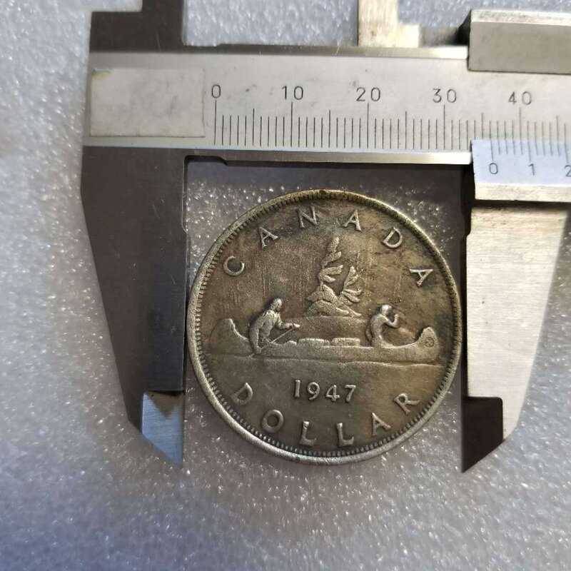 Colección de monedas conmemorativas antiguas de Canadá, monedas de plata, decoración del hogar, monedas de desafío, #1947, 1803