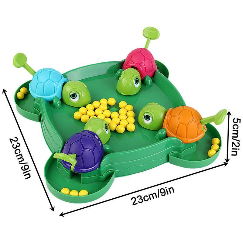 Brinquedos educativos interativos pai-filho, Hungry Turtle Eating Board Game, Alimente o jogo da tartaruga