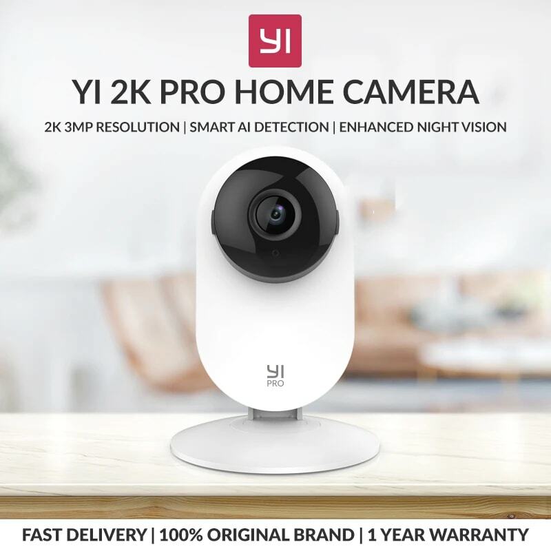 Yi 2k Home Pro Überwachungs kamera, Innen kamera mit Person, Fahrzeug, Tier Smart Detection, Telefon App für Baby, Haustier überwachung