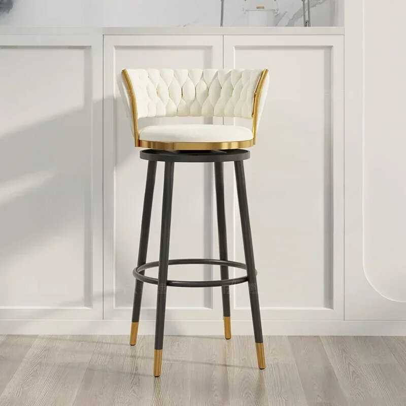 Nowoczesny skandynawski krzesło barowe luksusowa toaletka do salonu krzesło barowe restauracja wysoka kuchnia Barkrukken meble barowe BL50BC