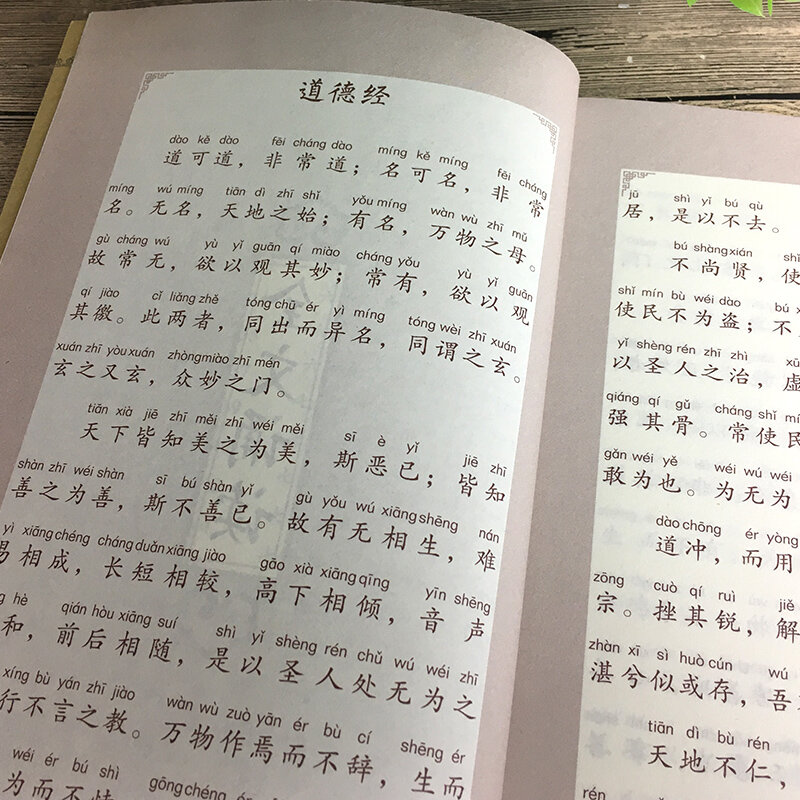 Hvv chinesische bücher für kinder die analekte von confucius tao te ching klassiker lesebuch mit pinyin buch zum lernen chinesischer bücher