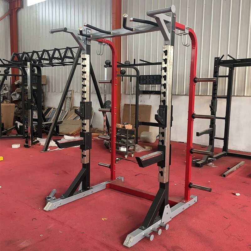 Home gym equipment Sport fitness smith machine power rack squat cage