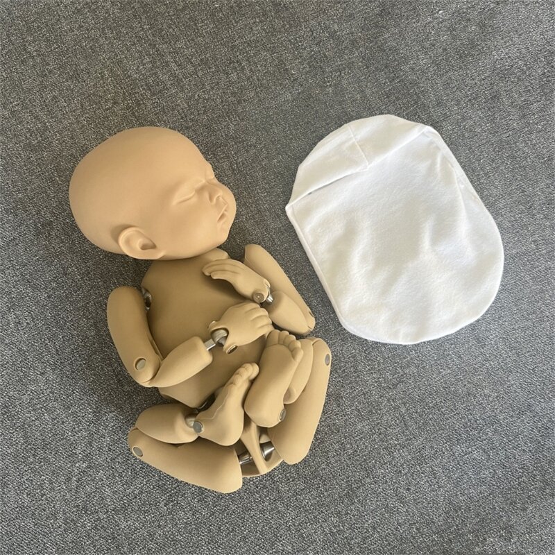 新生児の写真小道具ベビー寝袋幼児のマイルストーン写真撮影寝袋