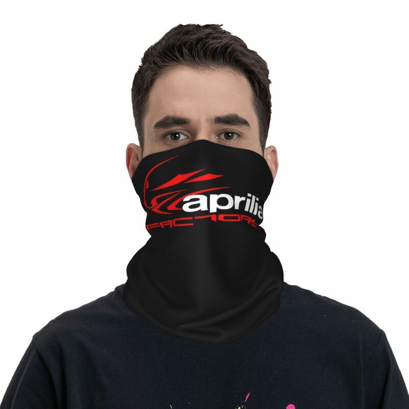 Couvre-cou bandana coupe-vent pour adultes, cagoule de motocross, écharpe pour le visage, randonnée unisexe, usine Aprilia Racing Italie