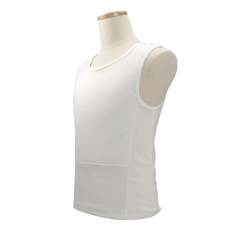 IIIA уровень пуленепробиваемый жилет ультра-удобный легкий скрытый внутри носить мягкие анти-пуленепробиваемые футболки рабочая одежда