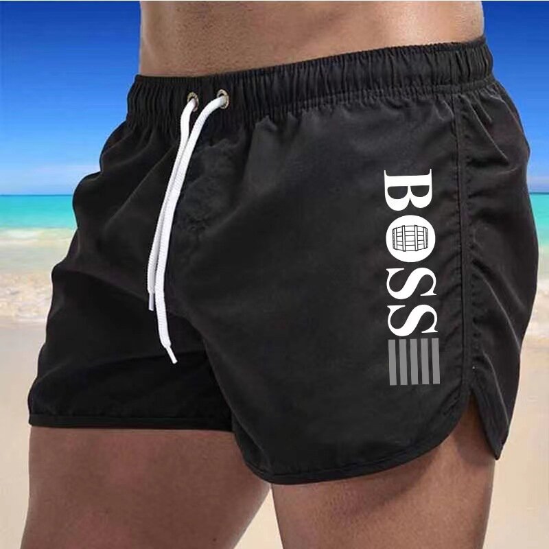 2024 nowy modny męskie spodenki plażowe do pływania Fitness damskie Sexy 3/4 spodnie oddychające pochłaniające pot Cool Outdoor Hip Hop
