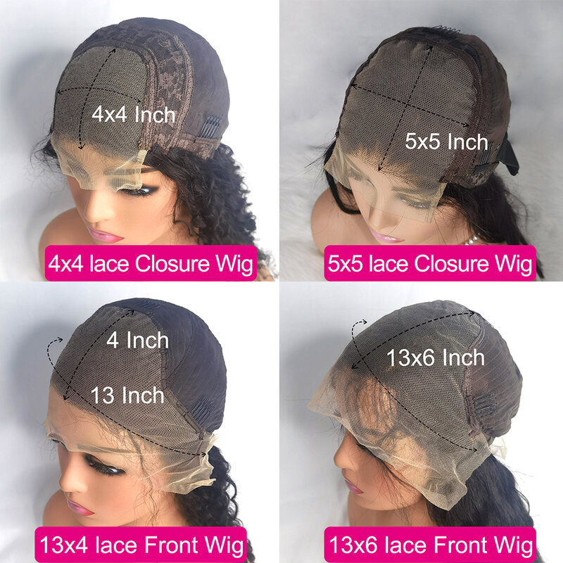 Peluca de cabello humano ondulado para mujer, postizo de 30, 32 pulgadas, 13x6, Hd, prearrancado, Remy brasileño, 5x5, sin pegamento