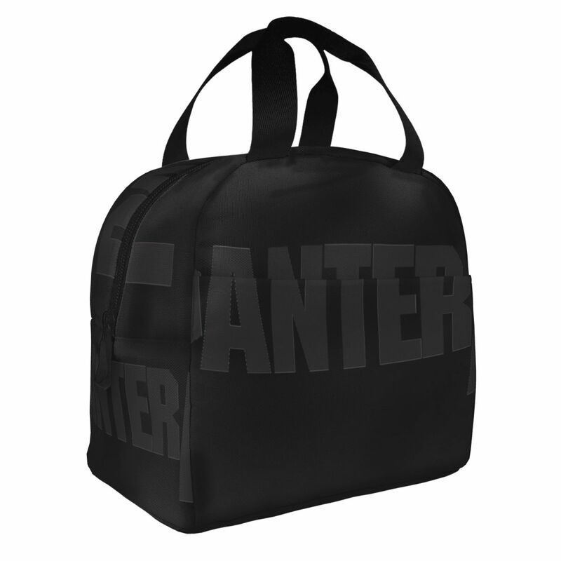 Fashion Pantera Heavy Mental Rock Band Lunch Bag Insulation Bento Pack Aluminum Foil Rice Bag Meal Pack Ice Pack Bento Handbag