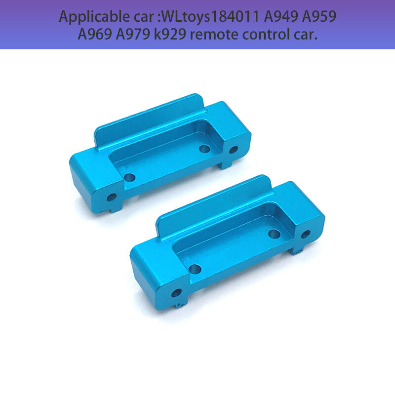 WLtoys184011 A949 A959 A969 A979 K929 Control remoto de coche, piezas de actualización de Metal, barras delanteras y traseras