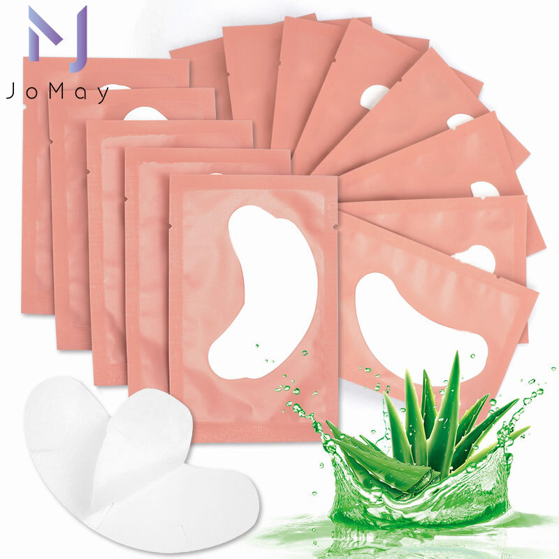 50/100/500Pairs EyePatches For Eyelash Extension Under Eye Pads Makeup Gel Pads Lashes Extension Supplies Eyelash Patches Makeup