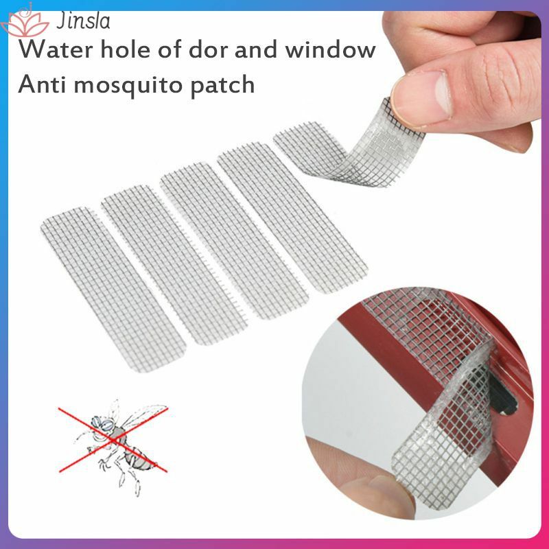 Juego de parche adhesivo para reparación de pantalla de puerta y ventana, mosquitera para interiores, cortina