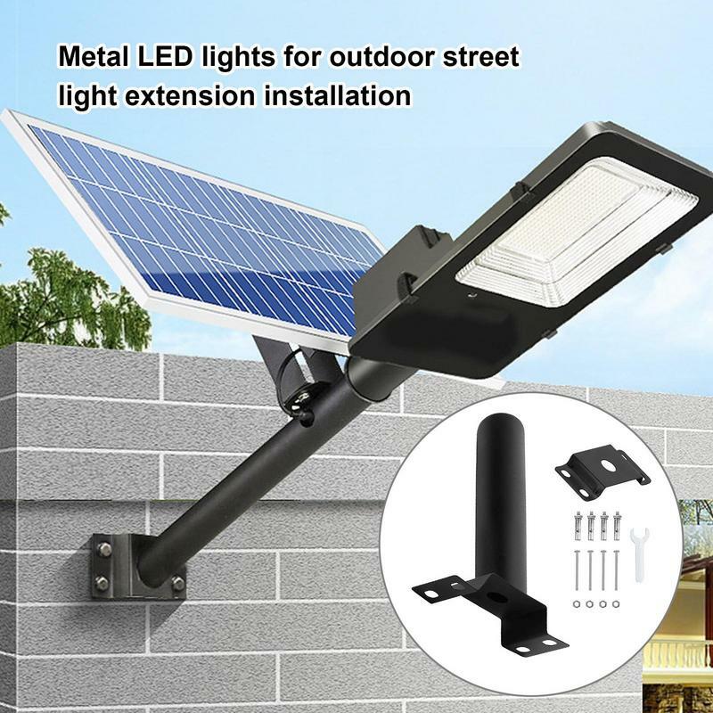 Light Pole Mount Outdoor Light Rustproof Arm Commercial Lighting Products For Solar Street Lights Pig Light Parking Lot