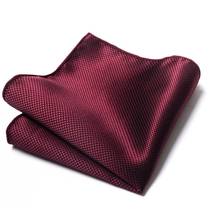 Pañuelos de seda 100% a la moda para hombre, pañuelos cuadrados de bolsillo, Estilo Vintage, rayas, sólido, 22x22 cm