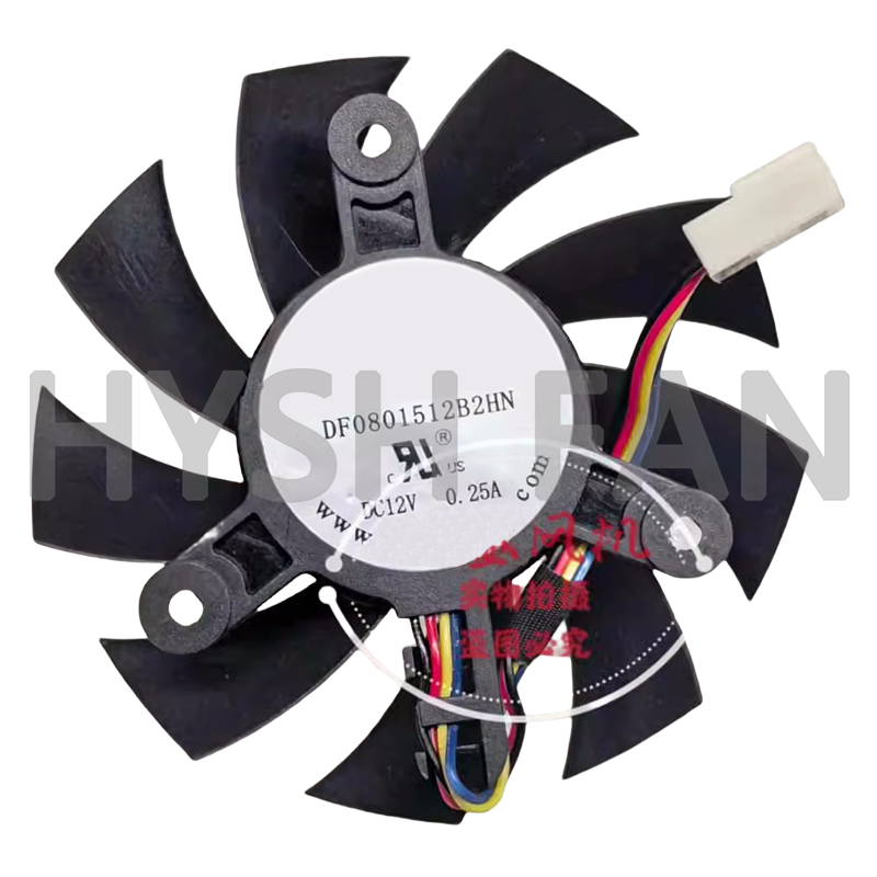 DF0801512B2HN New 12V 0.25A 8CM Four-wire Industrial Motherboard Computer Graphics Card Cooling Fan