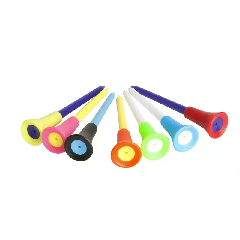 Cuscino multicolore Golf 83mm Y51D Tees strumenti in gomma professionali Golf in plastica 50 pezzi