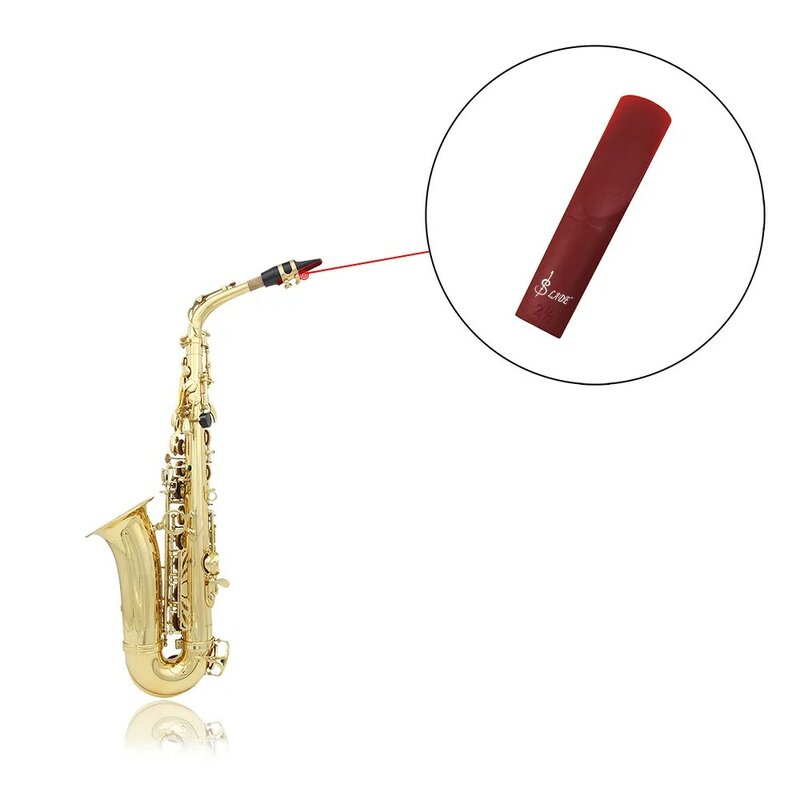 Caña de resina para saxofón Alto, accesorio profesional para instrumentos de viento en madera, 2,5, 1 piezas