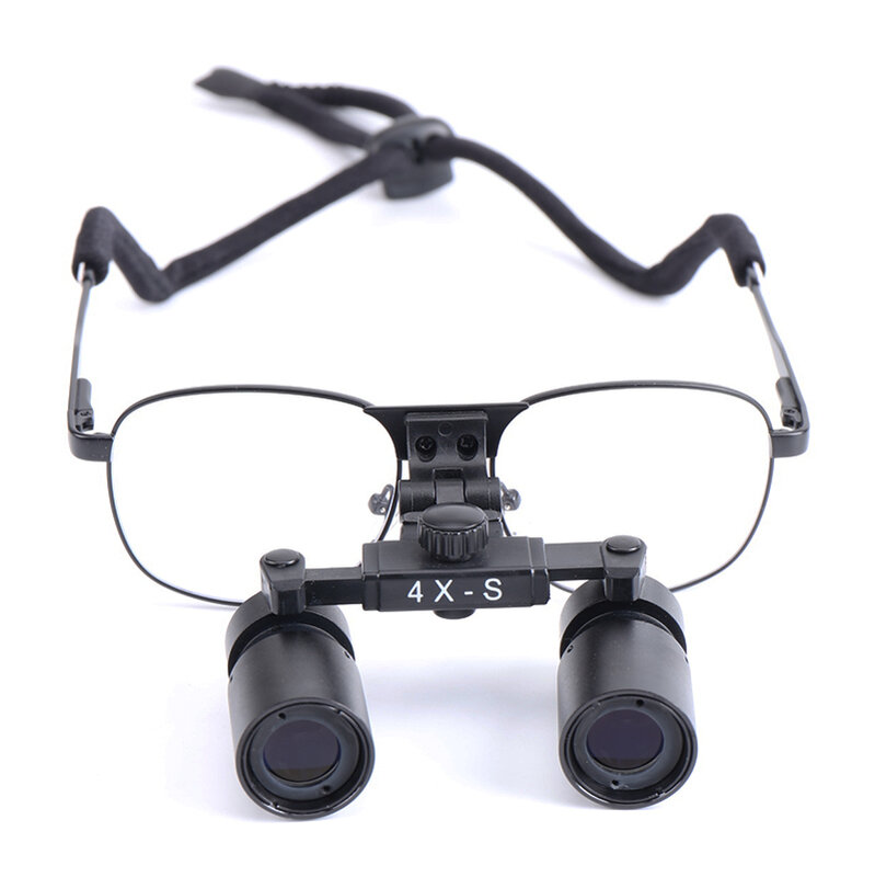 4X Surgical Loupes 360-600 MM Dental Loupes Dentist Tools Medical Instrument Plastic Frame Binocular Magnifying Glass