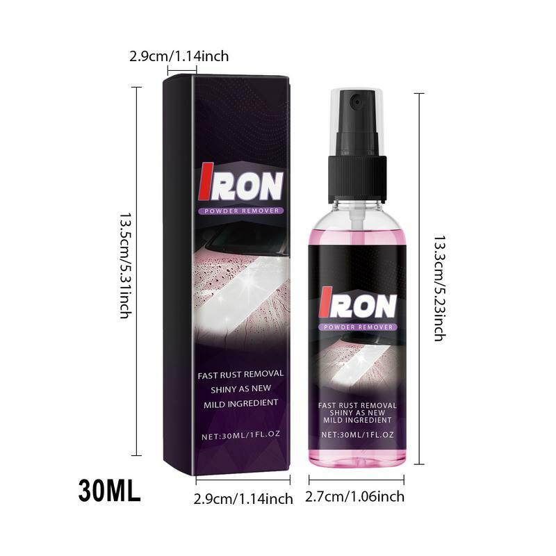 Rust Remover Spray For Metal 30ml Rust Out Instant Remover Spray Rust Reformer Multi-Purpose Car Detailing Solution Rust