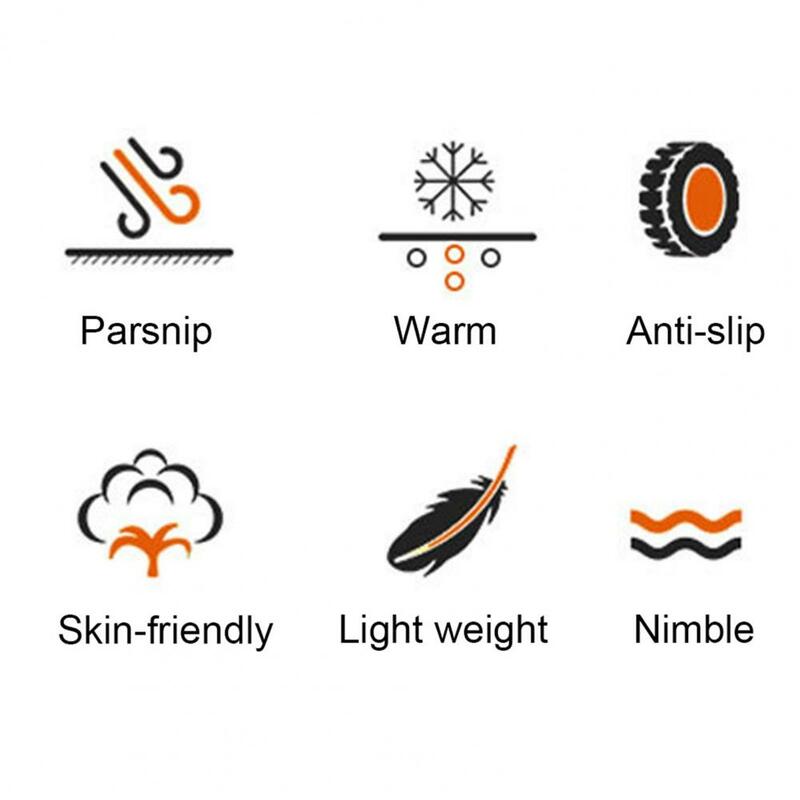 Luvas térmicas impermeáveis e à prova de vento para ciclismo, Luvas Touchscreen, Quente Conectado em Passeios de Inverno, Patinação, Fique Quente