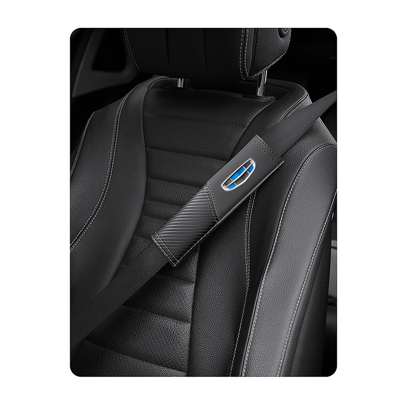 ForGEELY-funda para cinturón de seguridad de coche Coolray Aktie Tugella Atlas GC6 Vision X6 Emgrand X7 EC7 EC8, 1 piezas, accesorios interiores