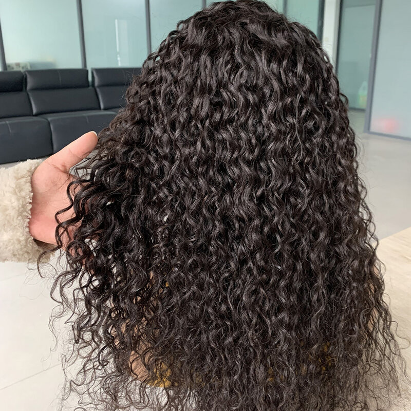 Veravicky klip rambut manusia gelombang air 20 "22" 140G ekstensi rambut rambut Brasil gaya rambut bergelombang hitam alami keriting 10 buah/set