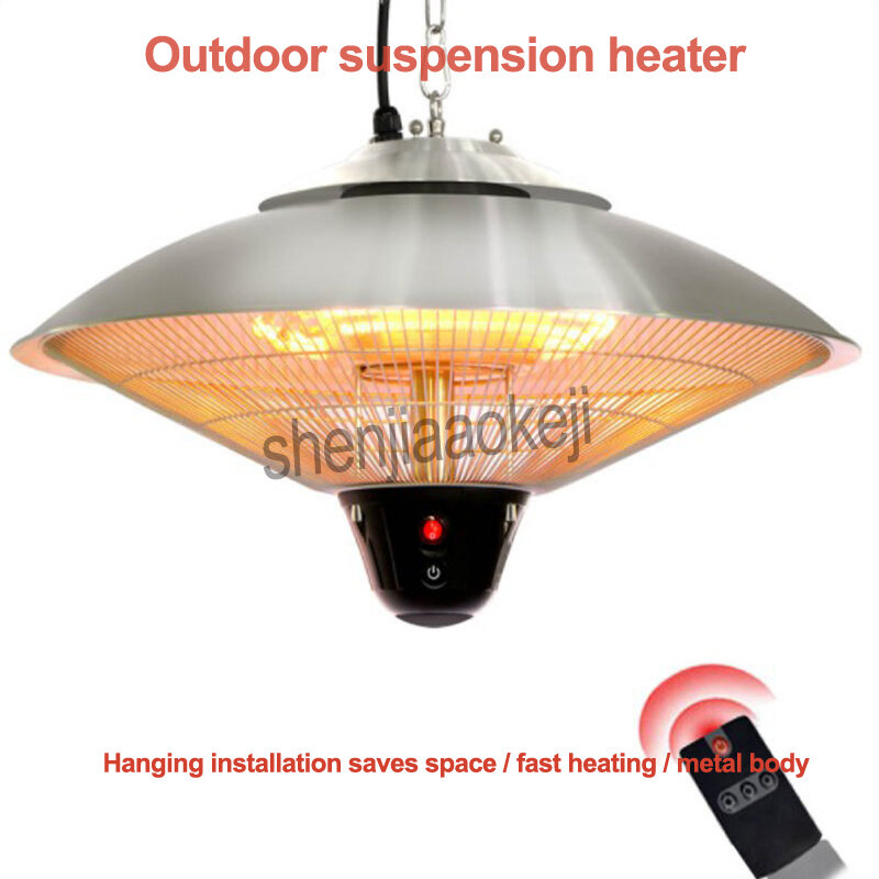Umbrella-shape Heater Hanging Restaurant Cafe Hotel Office Electric Heater Stainless Steel Outdoor suspension heater