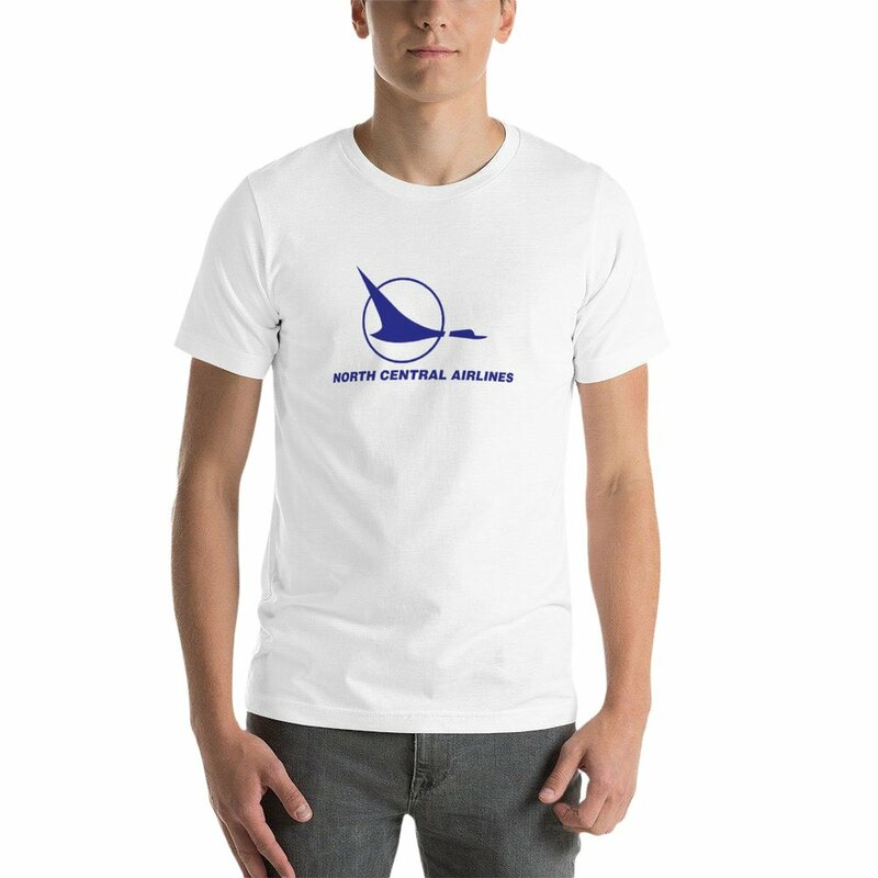 North Central Airlines-Camiseta de verano para hombre, camisa gráfica, nueva edición