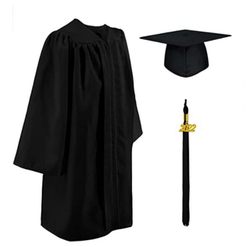 Erwachsene Schuluniform Student Graduierung Kappe Kleid Set Akademischen Robe Hohe Schule Und Bachelor Absolvent Collage Student Uniformen