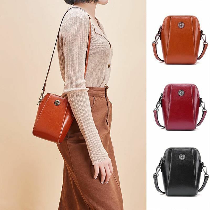 French All-match Shells Crossbody Bag Shoulder Handbag Korean Solid Color Student Phone Bag Simple Shopper Bags Purse