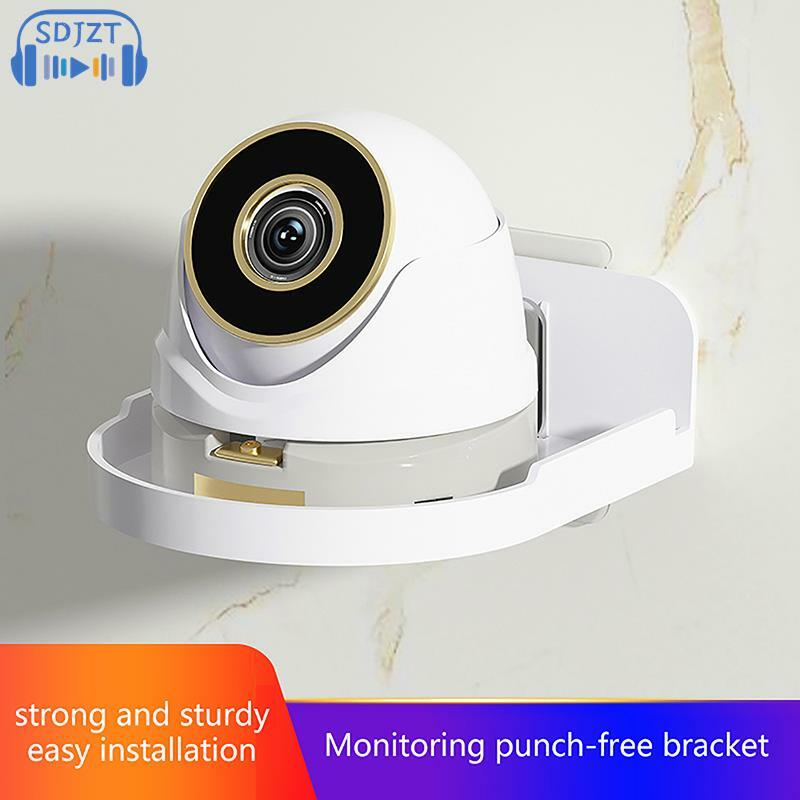 Punch-Free Security Surveillance Camera Stand Nieuwe Traceless Muur Gemonteerde Beugel Home Zelfklevende Boor-Vrije Fixer 1 Stuks